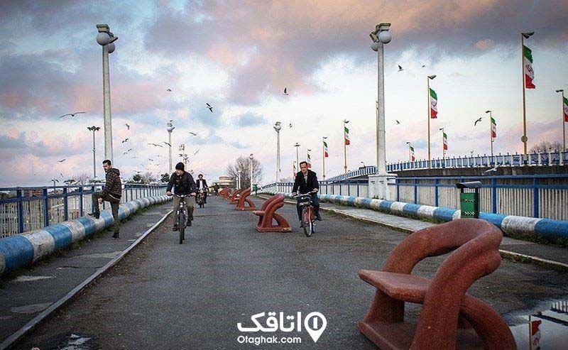 پل گردشگری برای دوچرخه سواری و پیاده روی