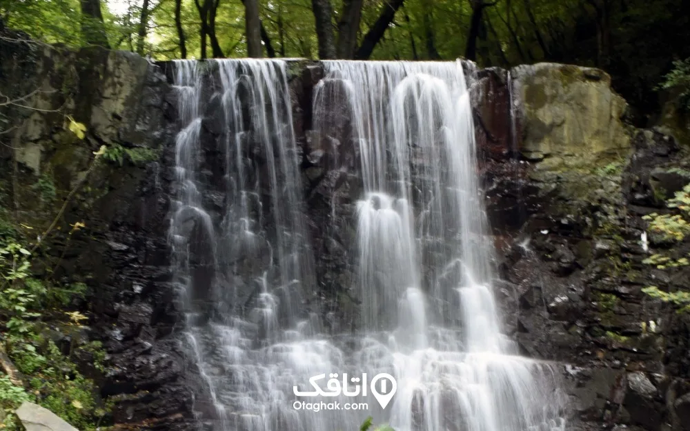 تصویری زیبا از آبشار دوقلو لونک